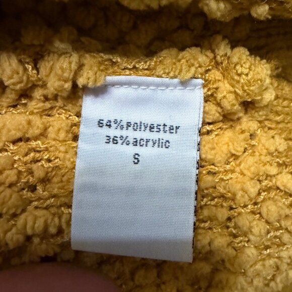 KEREN hart Textured Mustard Sweater - Picture 5 of 6